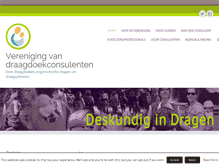 Tablet Screenshot of draagdoekconsulenten.nl